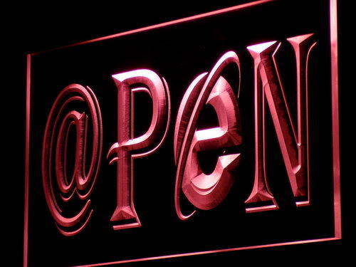 Internet OPEN Cafe LED Neon Light Sign